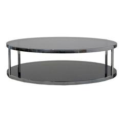 Belgochrom Chrome and Smoked Glass Coffee Table 10