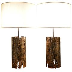 One-of-a-Kind Table Lamps in Wrought Iron, Italy, 2016 One-of-a-Kind Table Lamps in Wrought Iron, Italy, 2016