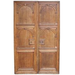 Pair of 19th Century Oak Double Doors