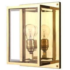 Early 20th Century Josef Hoffmann Wall Light, Re-Edition 1903 4