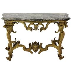 Exceptional George II Giltwood Console Table