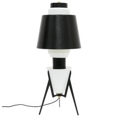 Rare Large Italian Modernist Sputnik Table Lamp, 1950s 3