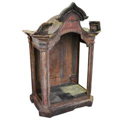 18th Century Spanish Polychromed Tabernacle, Niche 12