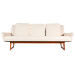Jens Risom Model Walnut Sofa