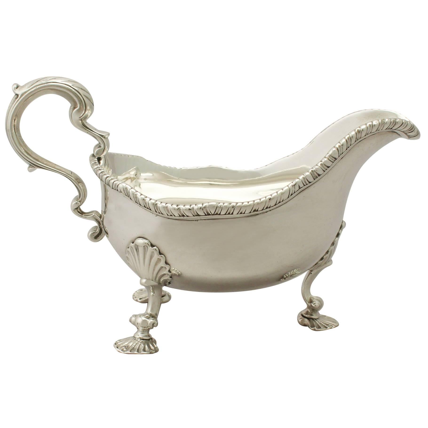 Sterling Silver Sauceboat/Gravey Boat, Antique George III