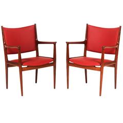 Hans J. Wegner JH-509 Armchairs for Johannes Hansen 3