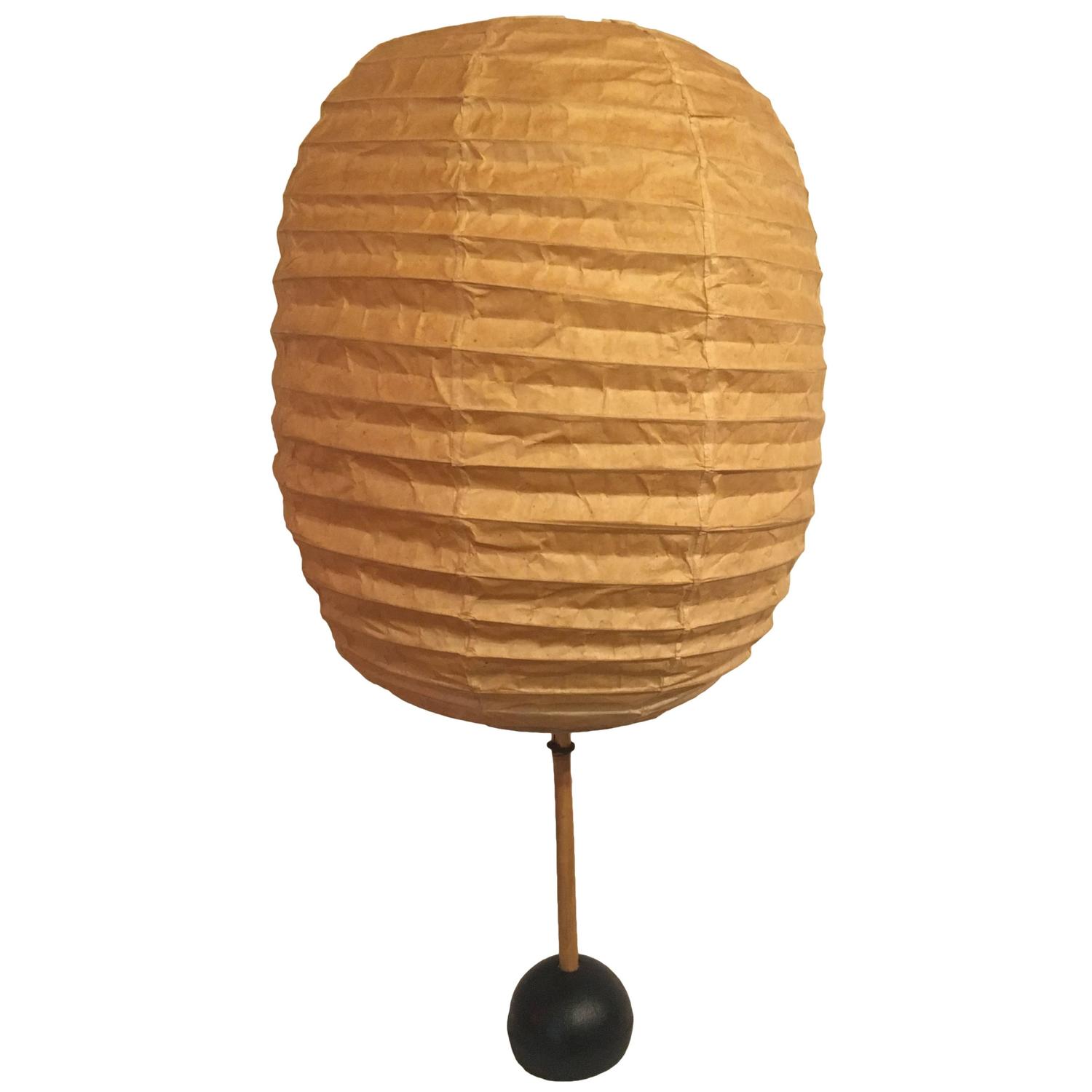 Vintage Bamboo Akari Table Lamp By Isamu Noguchi At 1stdibs