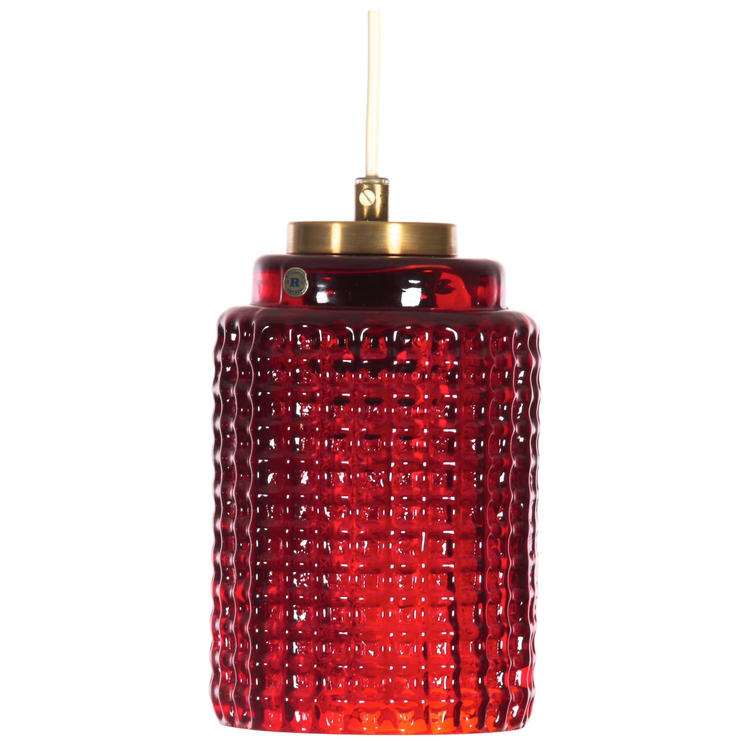 Mid-Century Modern Pendant Lamp by Reijmyre Glasbruk For Sale