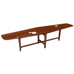 Edward J. Wormley Coffee Table with Tile Top for Dunbar 10