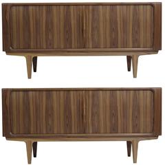 Walnut Danish Credenza by Bernhard Pedersen 4