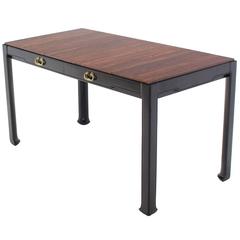 Rosewood Top Mid-Century Modern Writing Table
