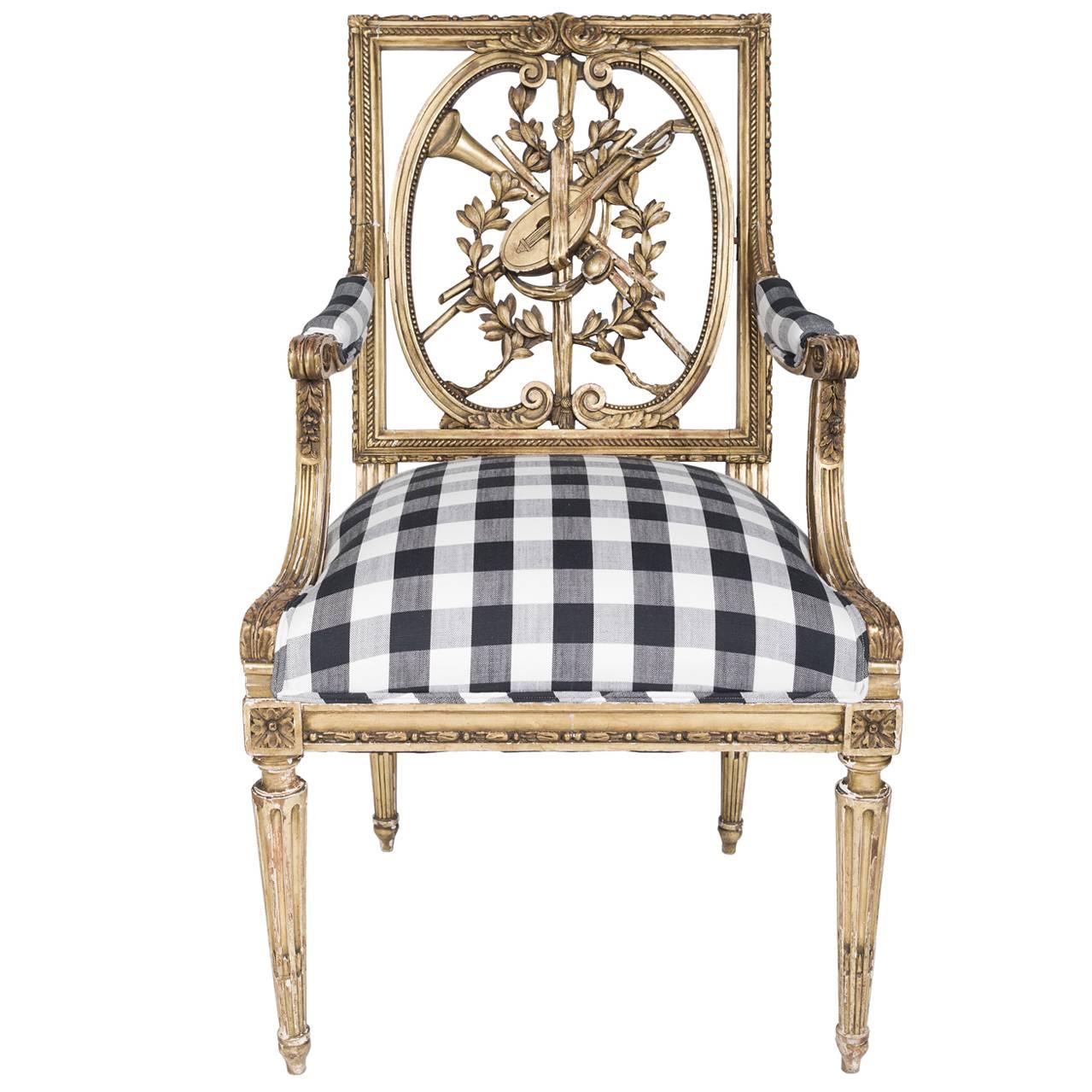 18th Century Louis XVI Chair For Sale