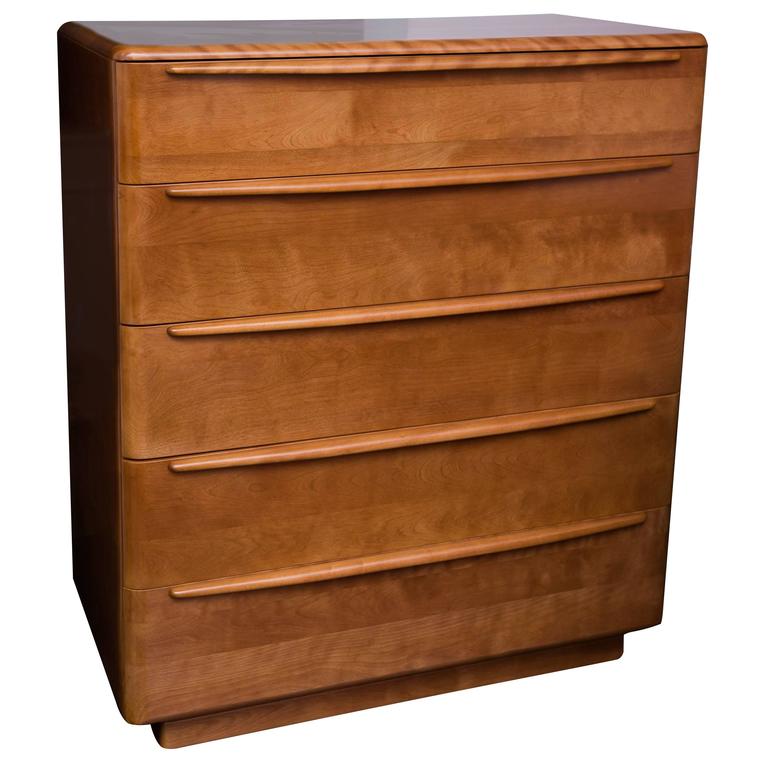 HeywoodWakefield Tall Dresser in Walnut Finish at 1stDibs heywood