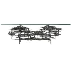 Daniel Gluck Sculptural Brutalist Bronze Coffee Table 4