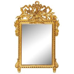 French Empire Style Giltwood Mirror 12