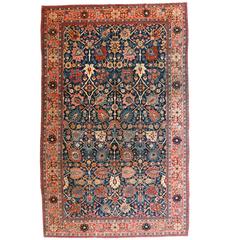 Fine Antique Tabriz with Vase Carpet Design