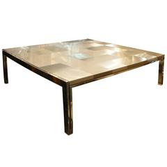 1970s Steel Coffee Table "Luar" by Ross Little