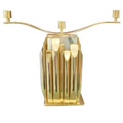 Bronze Luciano Frigerio's Candleholders, 1970s 4