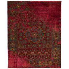 Mamluk Kensington Raved from Erased Heritage Carpet Collection by Jan Kath