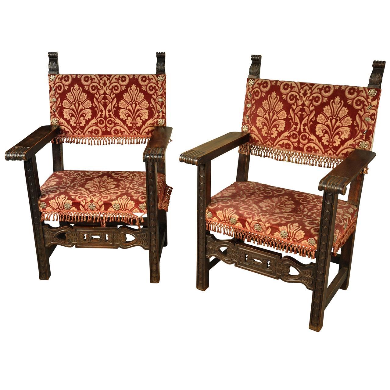 19th Century Spanish Armchairs at 1stDibs