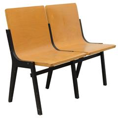 Roland Rainer, Two-Seat Plywood, Mid-Century Modern, 1950
