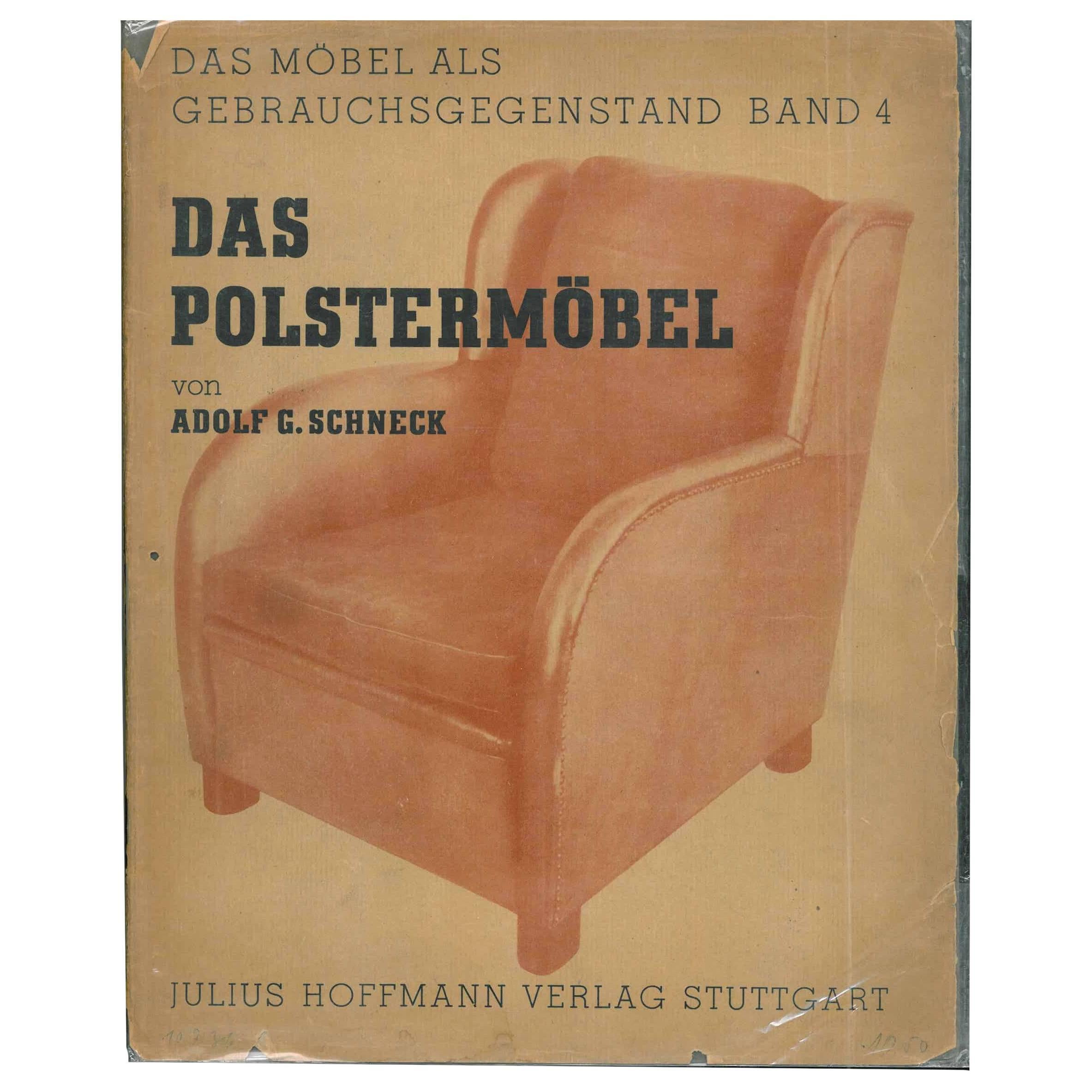 "DAS POLSTERMOBEL" (Upholstered Furniture) von Adolf Schneck Book
