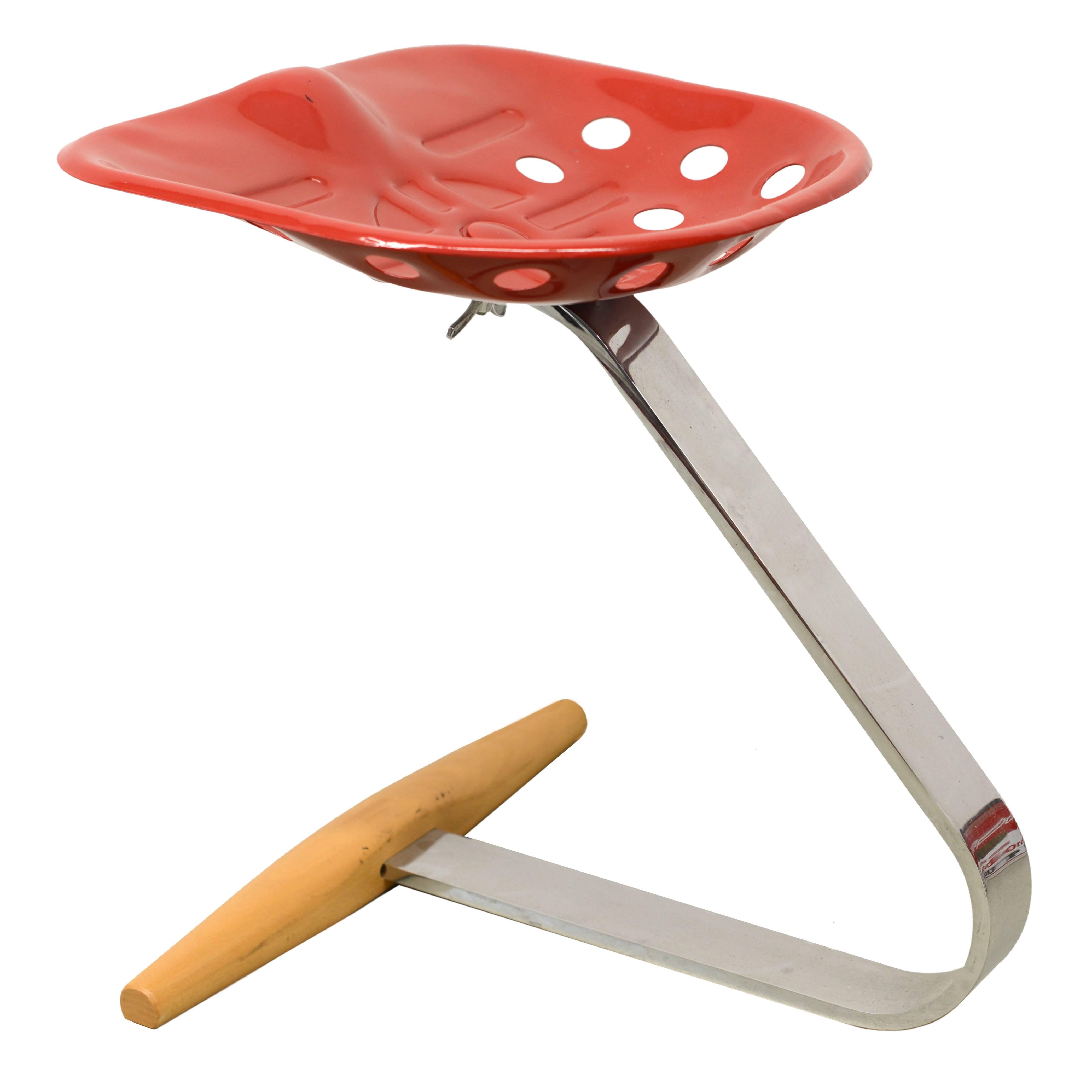Achille Castiglioni Mezzadro Stool for Zanotta, Mid-Century Furniture For Sale