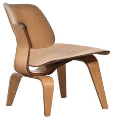 Eames LCW Oak Lounge Chair for Herman Miller