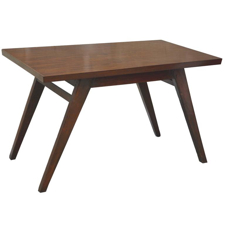 Pierre Jeanneret, Dining Table for the Himalayan Mess Hostel in Chandigarh For Sale at 1stDibs