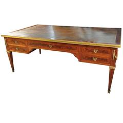 Antique Exceptional and Outstanding French Louis XVI Style Partners Desk, 19th Century
