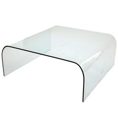 Glass Coffee Table by Pietro Chiesa for Fontana Arte, Mid-20th Century