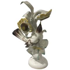 Rare Paul Walther, Meissen Porcelain Bird, Germany, circa 1920 3