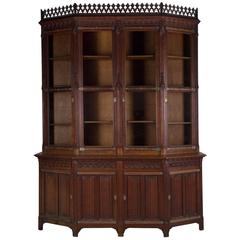 Gothic Revival Library Bookcase 5