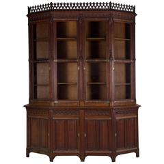 Gothic Revival Library Bookcase