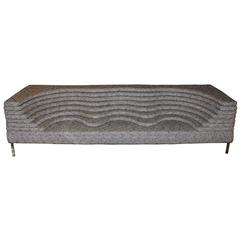 "Panorama" Sofa, by E. Babled for Felicerossi; upholstered Chanel, Italy 2007