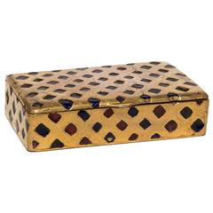 Line Vautrin Gilt Bronze Box