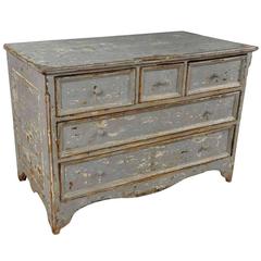 Antique 19th Century Spanish Commode in Painted Wood