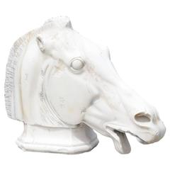 Copy of the Marble Sculpture "The Head of the Horse of Selene," 20th Century 7