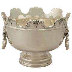 Sterling Silver Monteith Bowl Antique George V