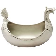 Sterling Silver Centerpiece Bowl, Antique Edwardian 6
