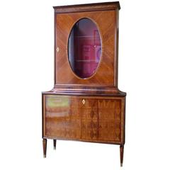Paolo Buffa Vitrine or Display Cabinet in Rosewood, Italian, 1950s