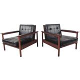 Pair of Stylish Mid-Century Modern Lounge Chairs