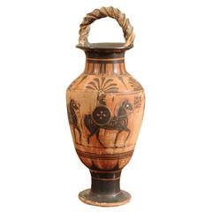 Late 19th Century Terracotta Grand Tour Pottery Vessel