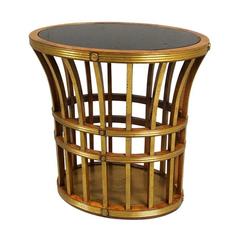 Mahogany and Brass-Banded Umbrella Stand as Drink Stand 3