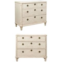 Swedish Pair of Commodes