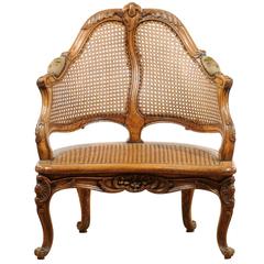 French Carved Fruitwood Chair 7