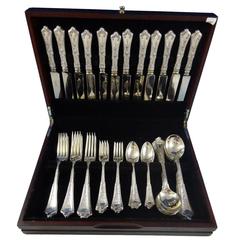 Antique Persian by Tiffany & Co Sterling Silver Flatware Set for 12 Service 60 Pieces