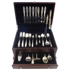 Prelude by International Sterling Silver Flatware Set for 8 Service 80 Pieces