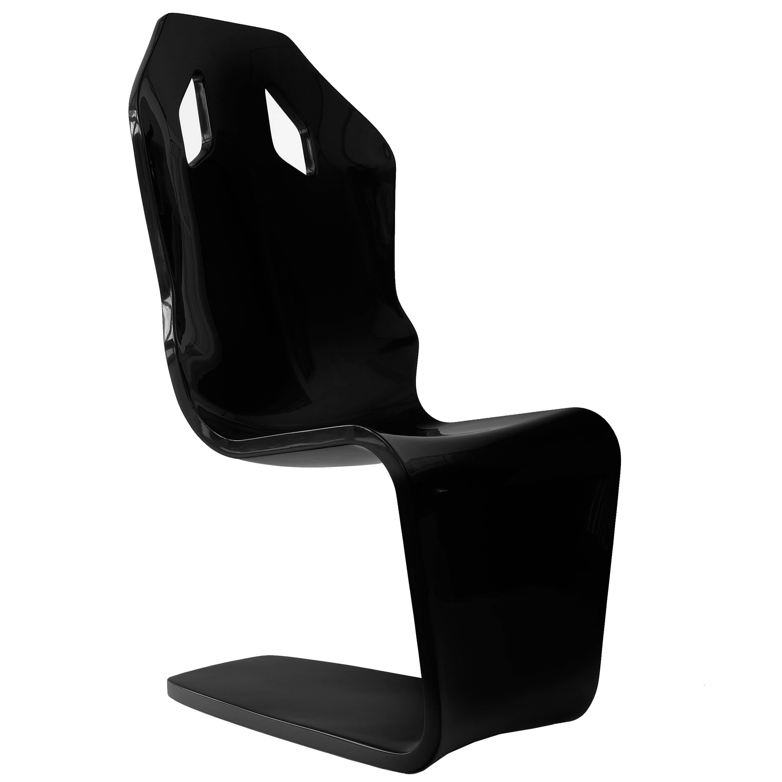 F1 Carbon Lounge One of a Kind Limited Edition in Black by Philip Caggiano For Sale