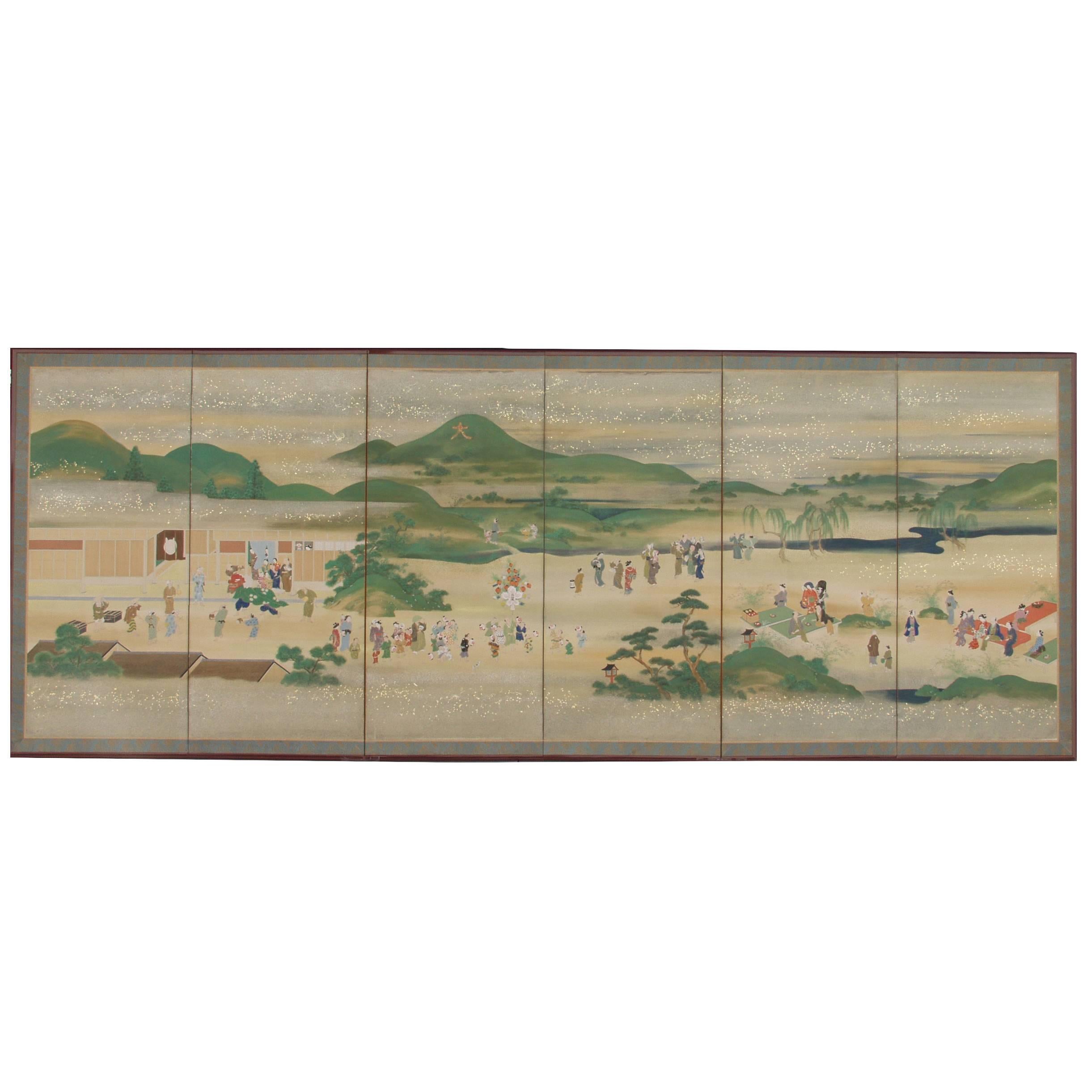 Seasonal Festivals in Kyoto, Painting For Sale